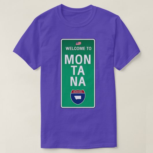 Welkom in Montana T-shirt (Design voorkant)