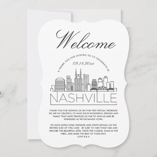 Welkom in Nashville | Uitnodiging tot nadere infor (Voorkant)