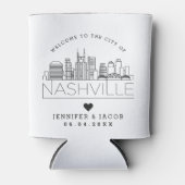 Welkom in Nashville | Weddenschap Blikjeskoeler (Voorkant)