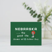 Welkom in Nebraska - Verenigde Staten van Amerika Briefkaart (Staand voorkant)