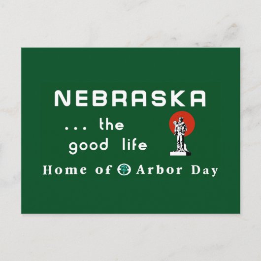 Welkom in Nebraska - Verenigde Staten van Amerika Briefkaart (Voorkant)