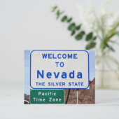 Welkom in Nevada Briefkaart (Staand voorkant)