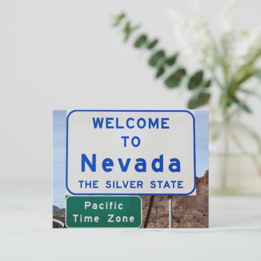 Welkom in Nevada Briefkaart (Staand voorkant)