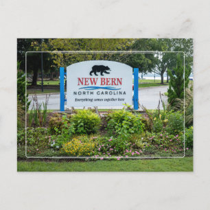 Welkom in New Bern NC Briefkaart