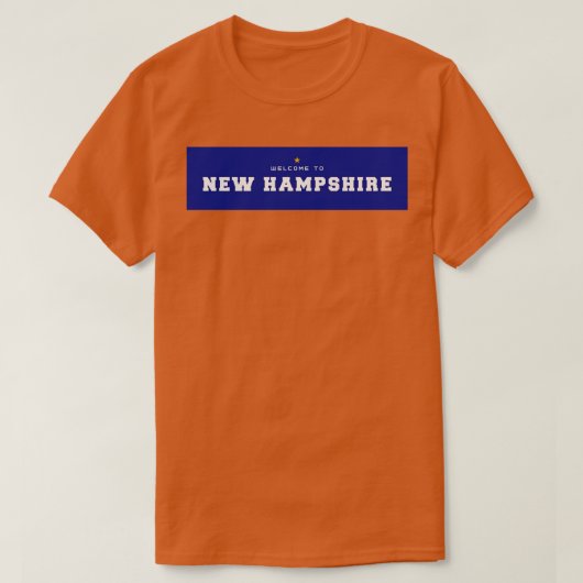 Welkom in New Hampshire T-shirt (Design voorkant)