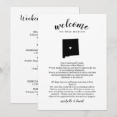 Welkom in New Mexico | Wedbrief en reisroute (Voorkant / Achterkant)