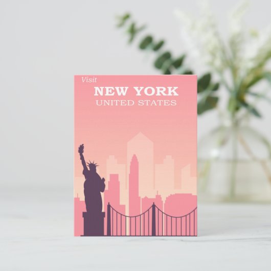 Welkom in New York Briefkaart (Staand voorkant)