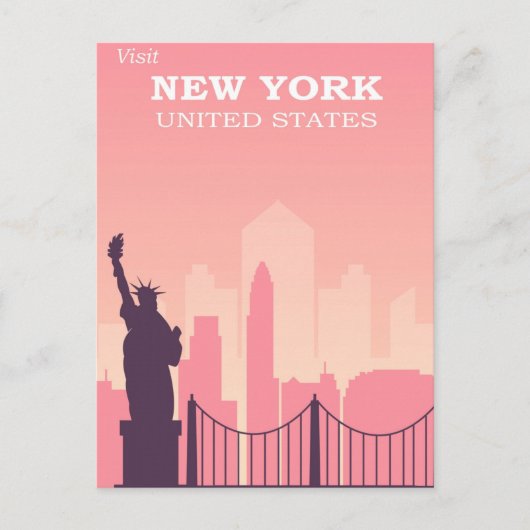 Welkom in New York Briefkaart (Voorkant)