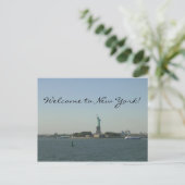 Welkom in New York! Briefkaart (Staand voorkant)