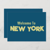 Welkom in New York Briefkaart (Voorkant / Achterkant)
