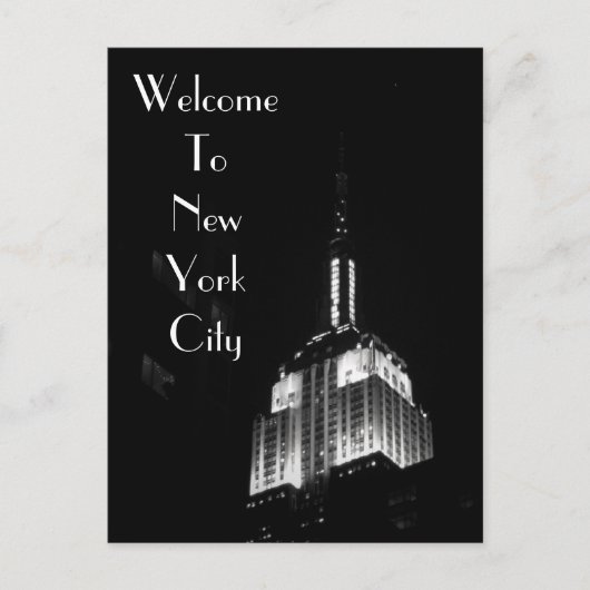 Welkom in New York City Briefkaart (Voorkant)