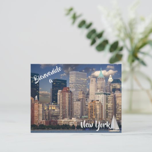 Welkom in New York City USA briefkaart (Staand voorkant)