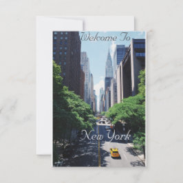 Welkom in New York USA Post Kaart