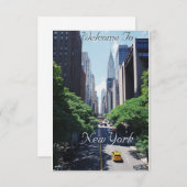 Welkom in New York USA Post Kaart (Voorkant / Achterkant)