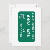 Welkom in New York - Verenigde Staten Briefkaart (Voorkant / Achterkant)