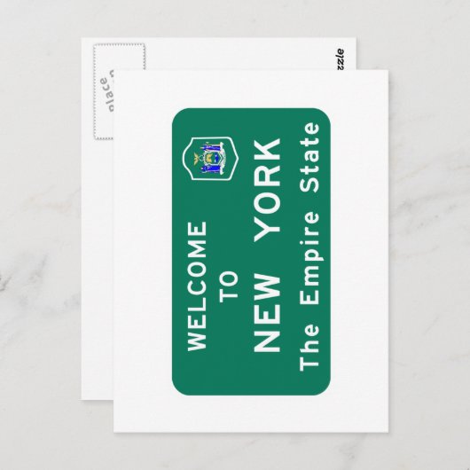 Welkom in New York - Verenigde Staten Briefkaart (Voorkant / Achterkant)