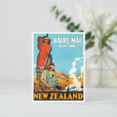 Welkom in Nieuw-Zeeland Briefkaart (Staand voorkant)