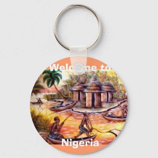 welkom in Nigeria Sleutelhanger (Voorkant)