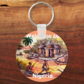 welkom in Nigeria Sleutelhanger (Voorkant)
