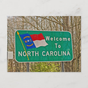 Welkom in North Carolina Briefkaart