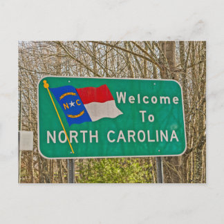 Welkom in North Carolina Briefkaart