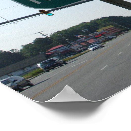 Welkom in North Carolina Poster (Hoek)