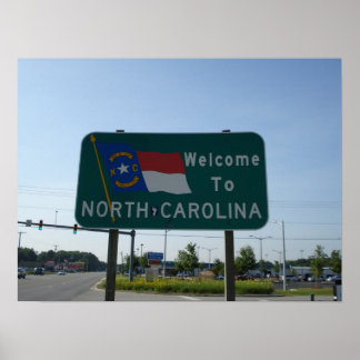 Welkom in North Carolina Poster
