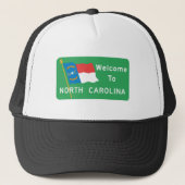Welkom in North Carolina - Verenigde Staten - verk Trucker Pet (Voorkant)
