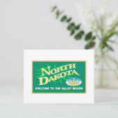 Welkom in North Dakota - Verenigde Staten - verkee Briefkaart (Staand voorkant)
