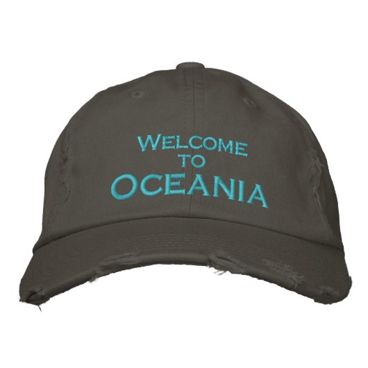 Welkom in Oceanië Pet (Voorkant)