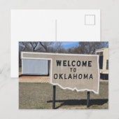 Welkom in Oklahoma Briefkaart (Voorkant / Achterkant)