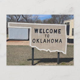 Welkom in Oklahoma Briefkaart