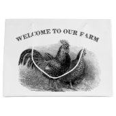 Welkom in ons Boerderij  hommel Groot Cadeauzakje (Voorkant)