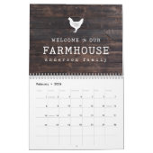 Welkom in ons boerderijland Rustic Wood Kalender (Feb 2026)