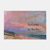 Welkom in ons buikschilderij deurmat (Voorkant)