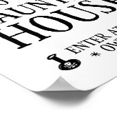 Welkom in ons gehakte huis poster (Hoek)