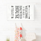 Welkom in ons gehakte huis spandoek (Insitu)