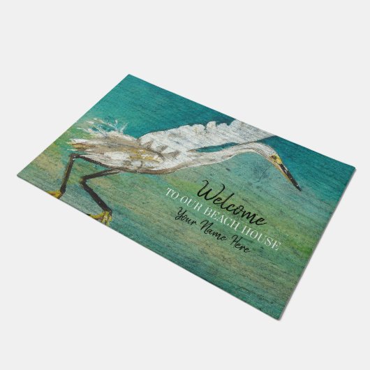 Welkom in ons huis Shorebird Art Deurmat (Schuin)