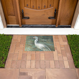 Welkom in ons huis Shorebird Art Deurmat