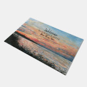 Welkom in ons huis Sunset Art Deurmat (Schuin)