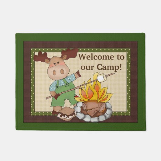 Welkom in ons kamp deurmat (Voorkant)
