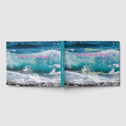 Welkom in ons winkelcentrum, Blauwgroen oceaangolv Gastenboek (Volledig)