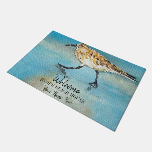 Welkom in ons winkelcentrum Sandpiper-gepersonalis Deurmat (Schuin)