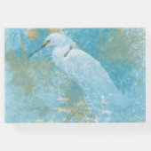 Welkom in ons winkelcentrum Snowy Egret Gastenboek (Achterkant)