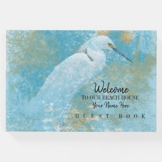 Welkom in ons winkelcentrum Snowy Egret Gastenboek (Voorkant)