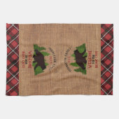 Welkom in onze Beer Cave Theedoek (Horizontaal)