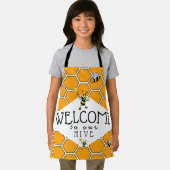 Welkom in onze bijenkorf schort (Insitu)