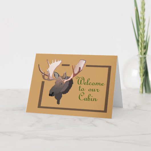 Welkom in onze cabine kaart (Voorkant)