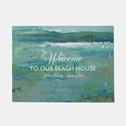 Welkom in onze familie van het beste huis deurmat (Voorkant)