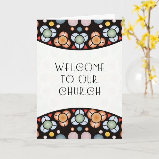 Welkom in onze Kaart (Gele Bloem)